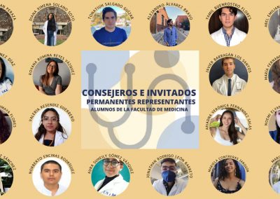 Consejeros e Invitados Permanentes Representantes de Alumnos  de la Facultad de Medicina (CIPRA)